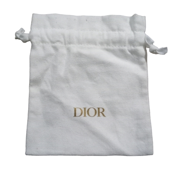 Christian Dior White Drawstring Dust Bag (Small) - Picture 1 of 7